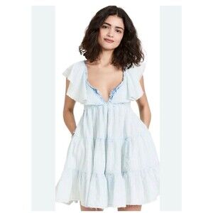 Free People Undone Denim Dress S